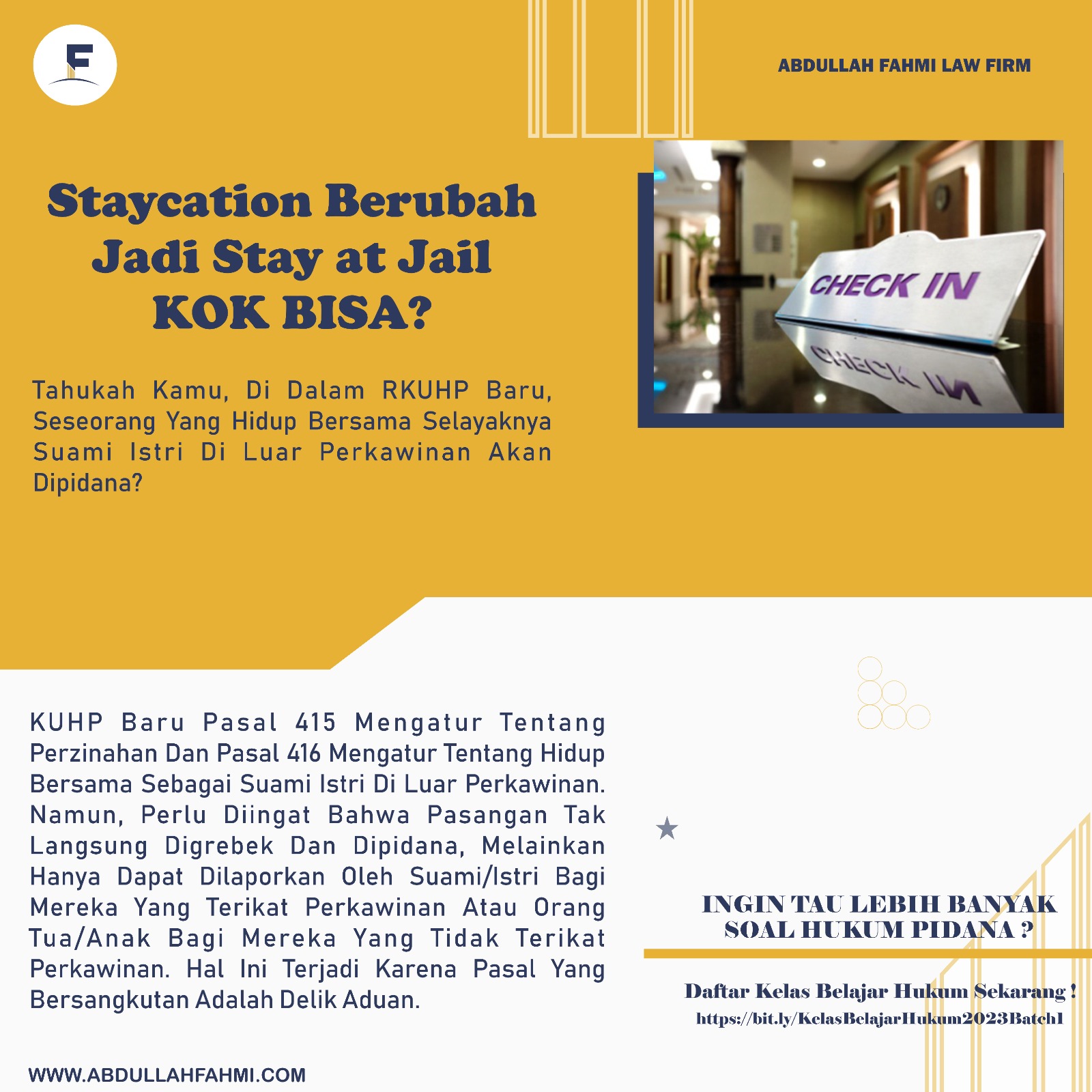 Staycation berubah jadi stay at jail, kok bisa?