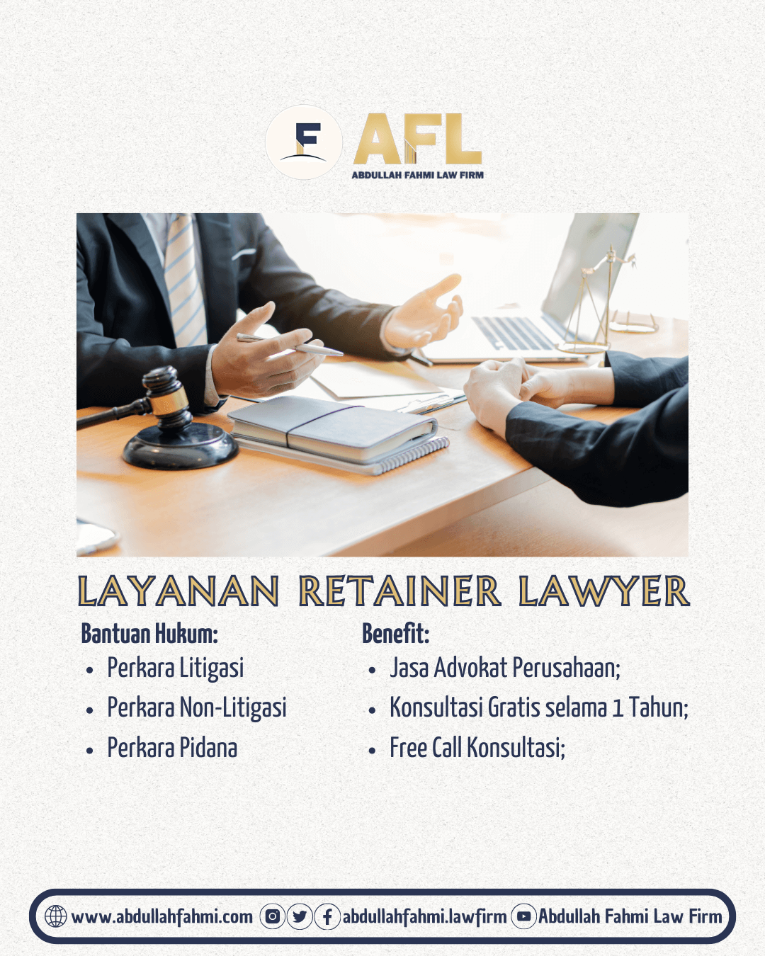 Layanan Retainer Lawyer