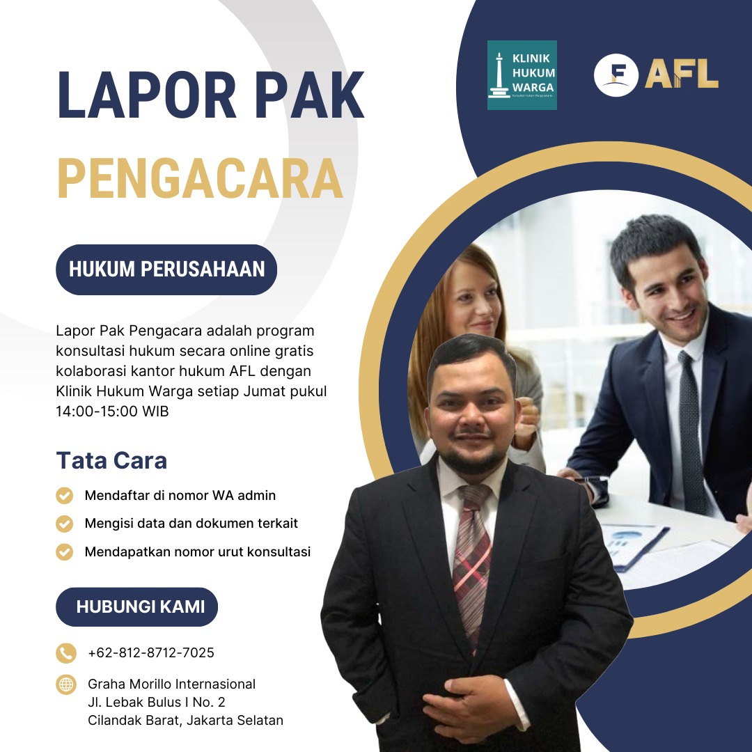 Lapor Pak Pengacara (Hukum Perusahaan)