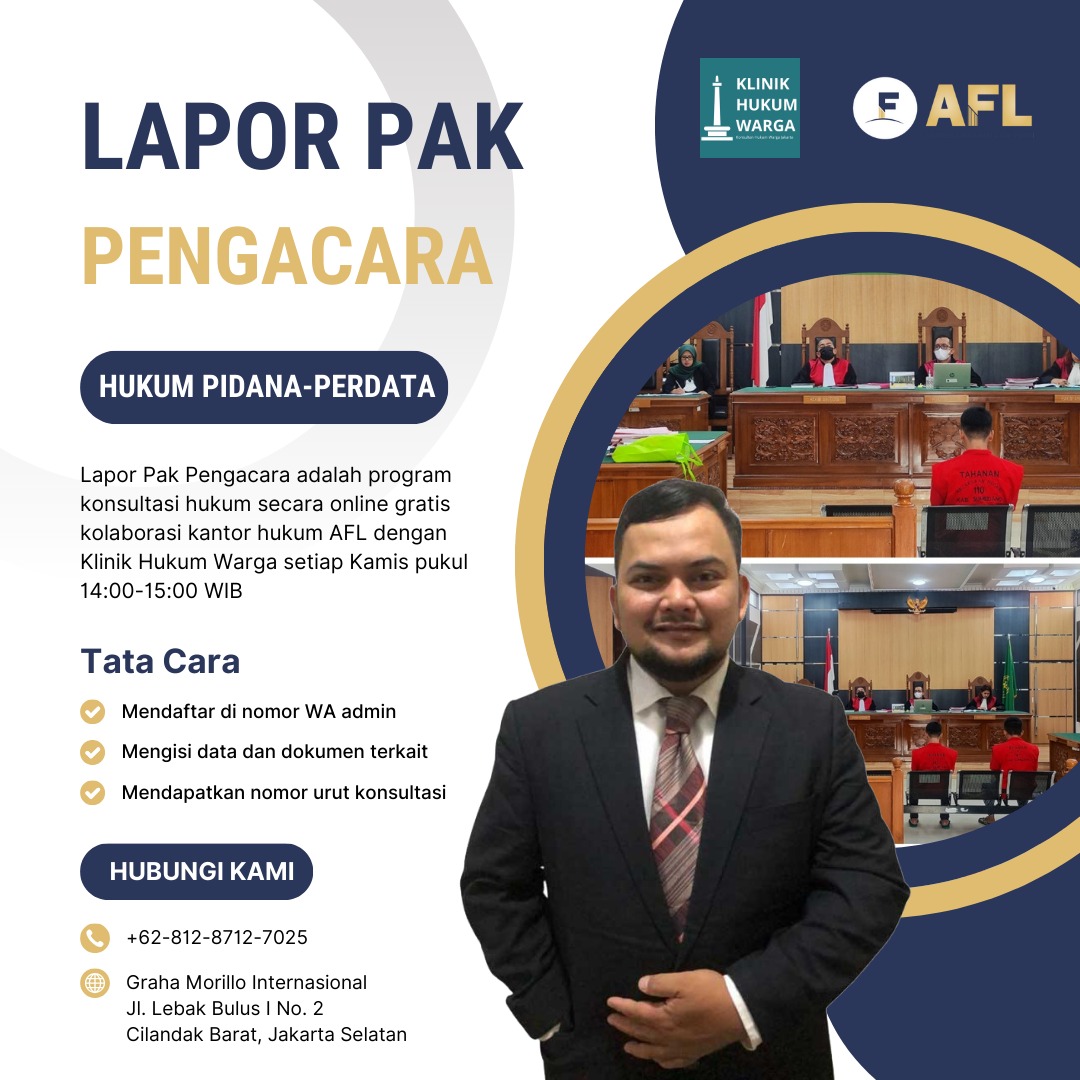 Lapor Pak Pengacara (Hukum Pidana Perdata)