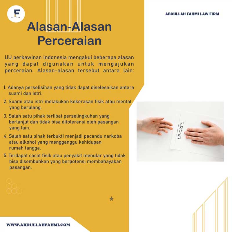 Alasan-alasan perceraian