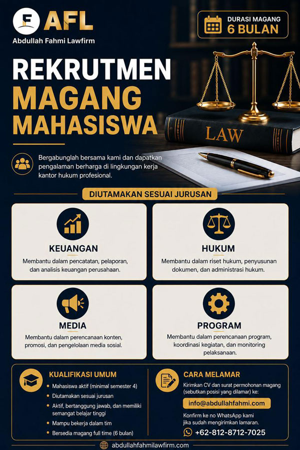 Rekrutmen Magang Mahasiswa
