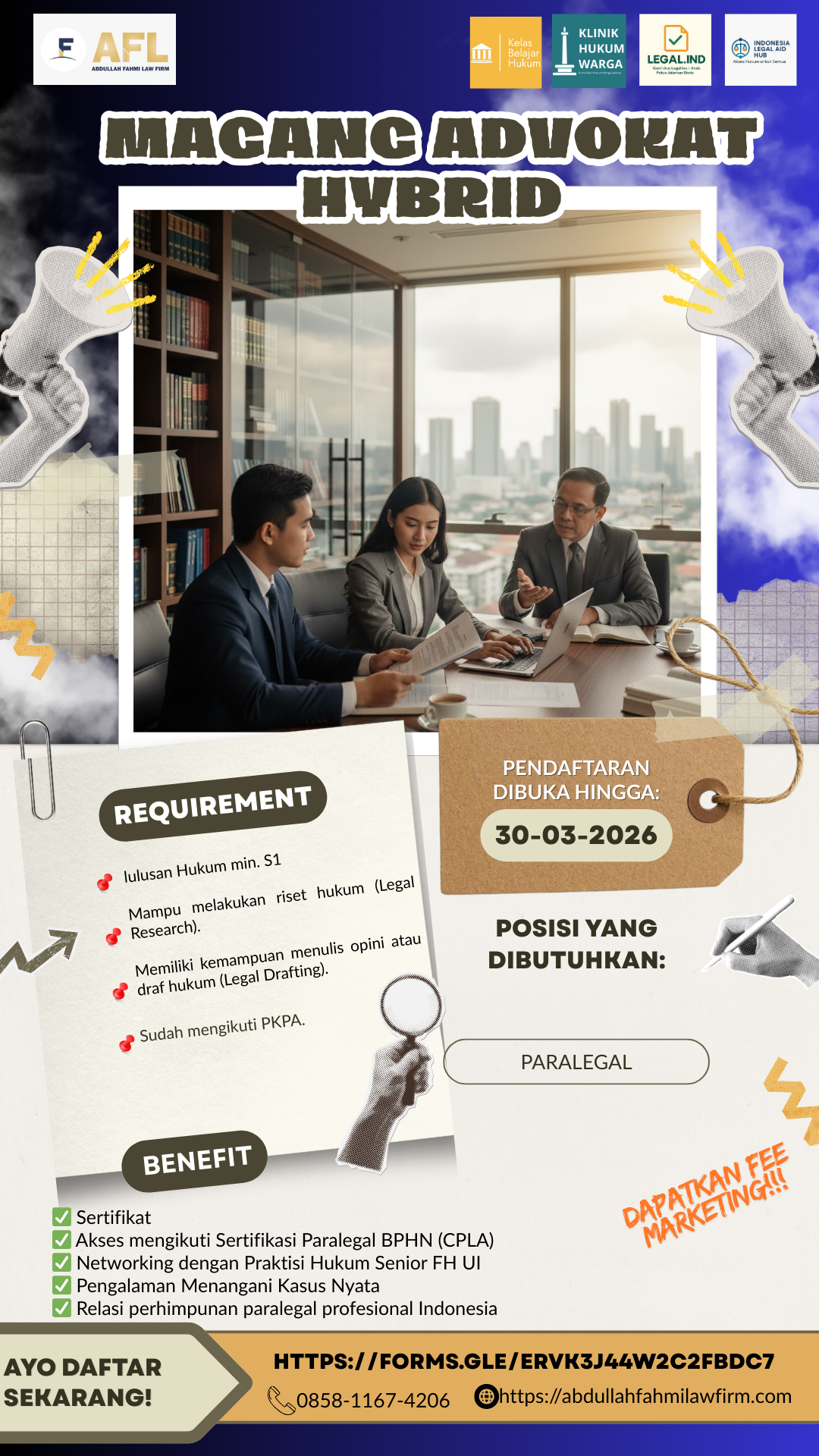 Magang Advokat Hybrid