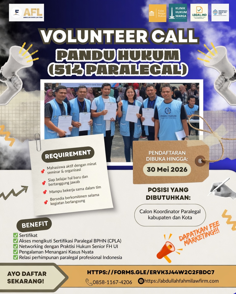 Pandu Hukum 514 Paralegal